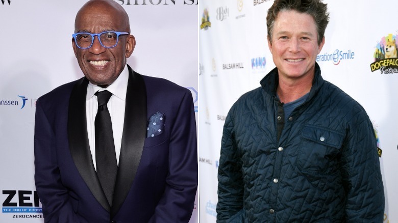 Al Roker and Billy Bush, both smiling