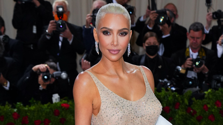 Kim Kardashian attends The 2022 Met Gala Celebrating