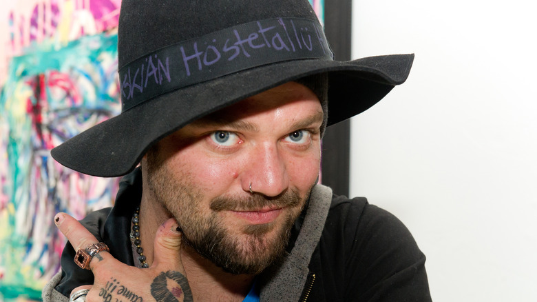 Bam Margera posing