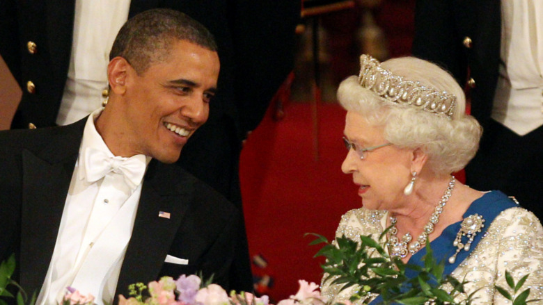 Barack Obama and Queen Elizabeth II