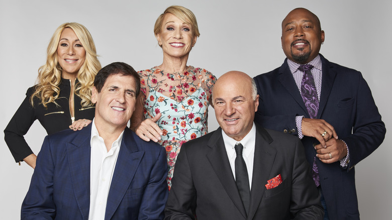 The Shark Tank cast posing