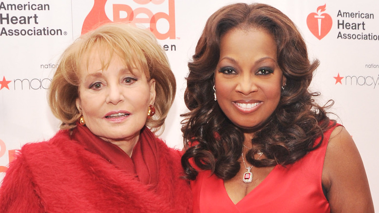 Barbara Walters and Star Jones