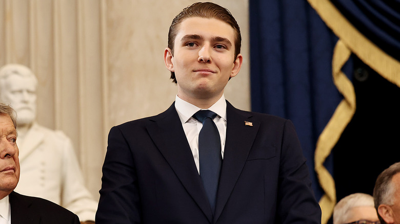 Barron Trump at a Donald Trump inauguration event