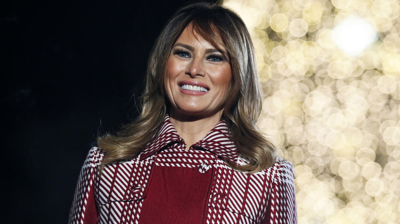 Melania Trump smiling