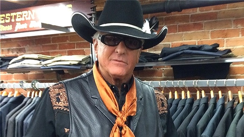 Barry Weiss wearing cowboy hat