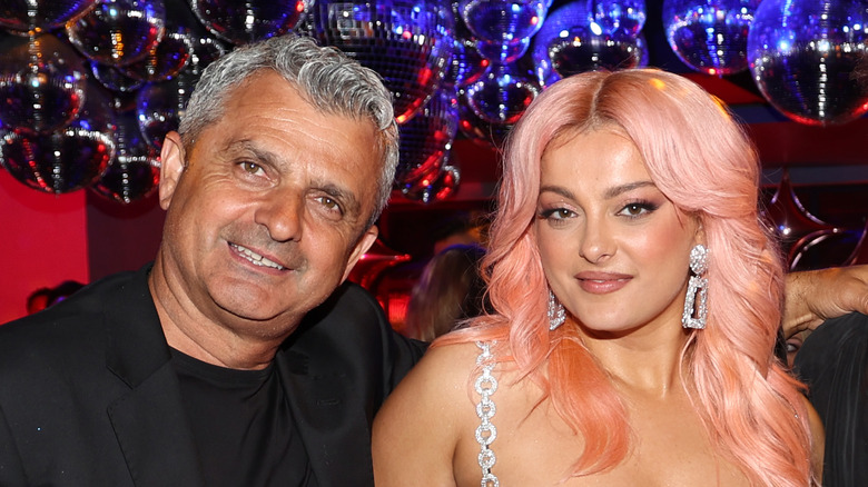 Flamur Rexha and Bebe Rexha smiling