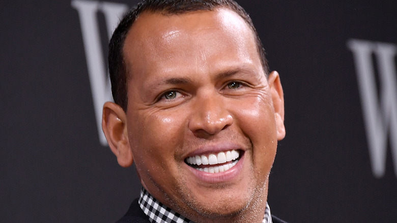 Alex Rodriguez smiling