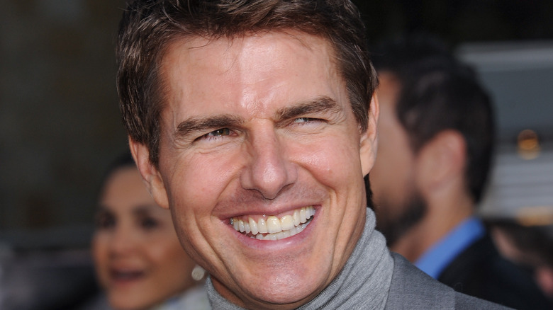 Tom Cruise smiling