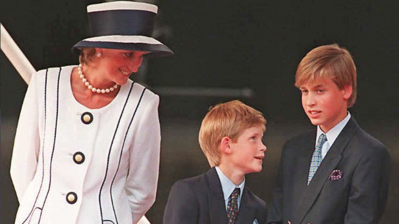 Princess Diana, Prince Harry, and Prince William