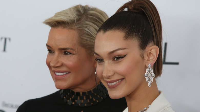 Yolanda and Bella Hadid