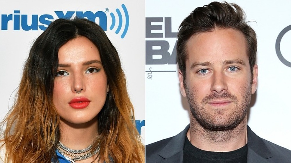 Bella Thorne and Armie Hammer side-by-side