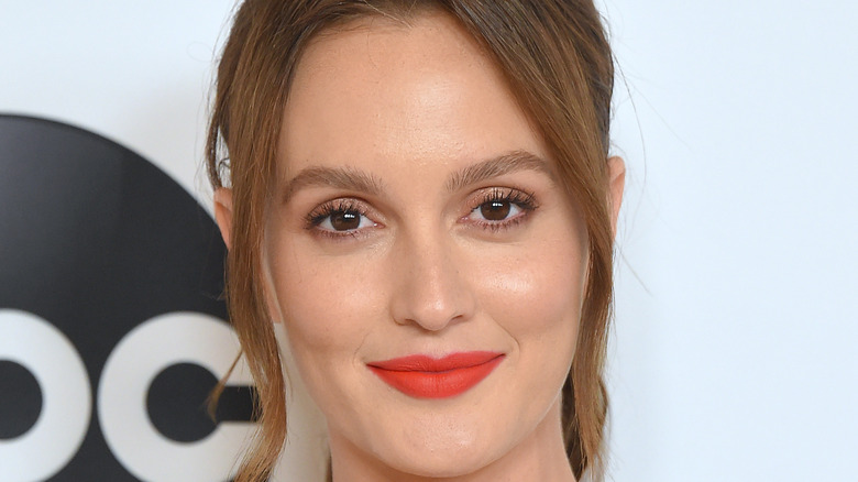 Leighton Meester smiling