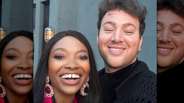 Tumi Mhlongo and Kyle Viljoen taking a selfie