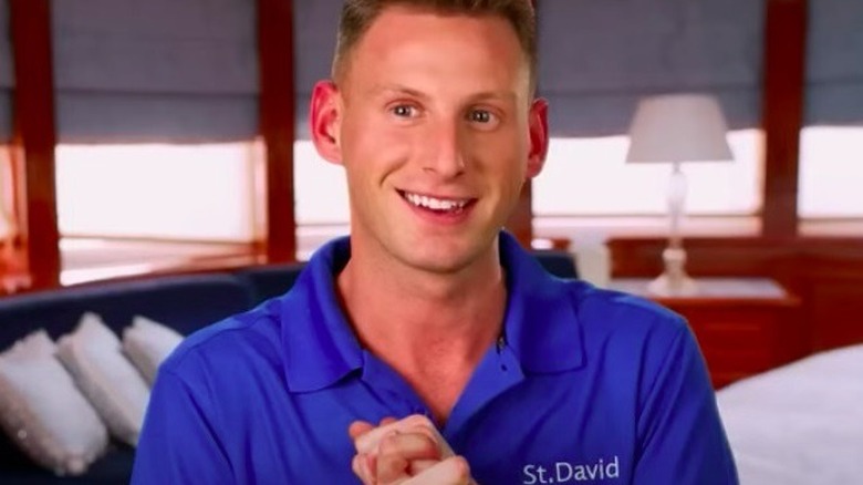 Fraser Olender smiling in "Below Deck"