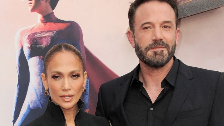 Jennifer Lopez and Ben Affleck attend the Los Angeles premiere of 