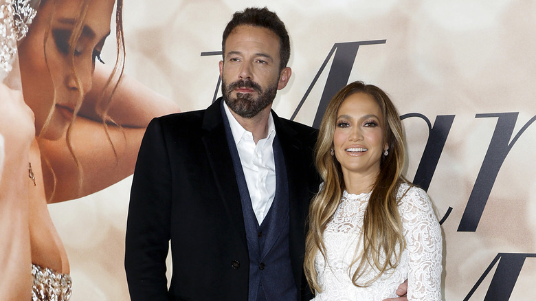 Ben Affleck and Jennifer Lopez attends a "Marry Me" 2022 premiere