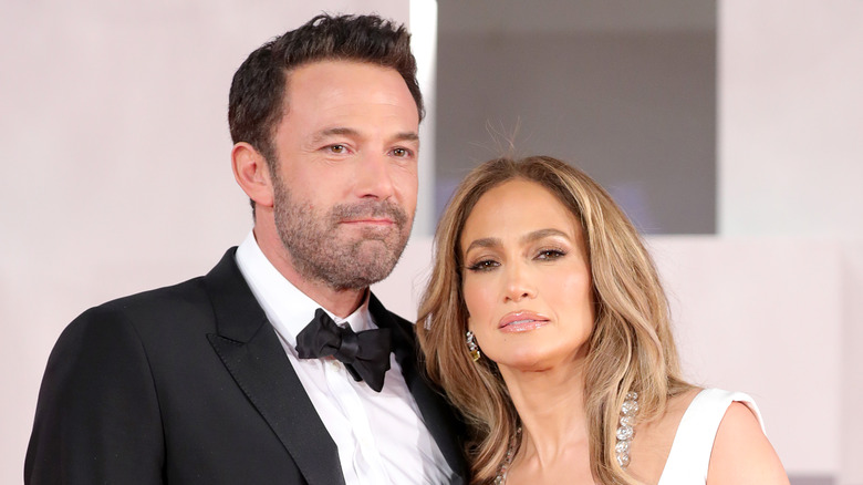 Ben Affleck and Jennifer Lopez posing together