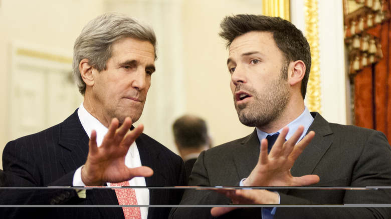 Ben Affleck talking to John Kerry in 2012