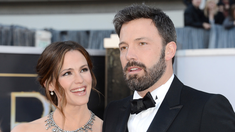 Ben Affleck and Jennifer Garner smiling