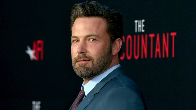 Ben Affleck smirking 