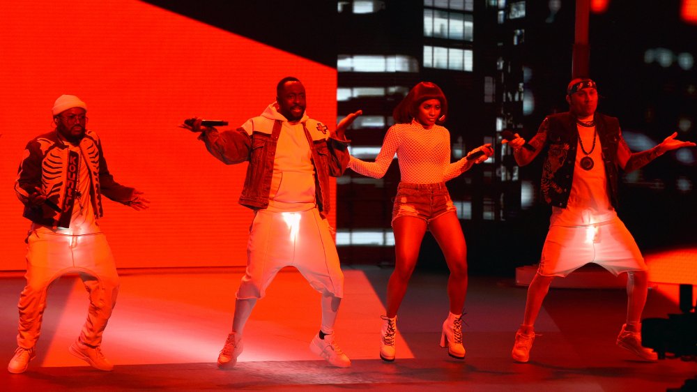 Black Eyes Peas perform during the 2020 MTV VMAs