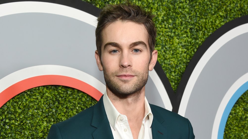 Chace Crawford looking directly at camera