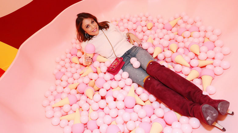 Bethenny Frankel at the ice cream museum