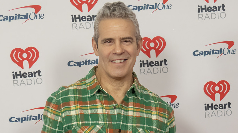 Andy Cohen green plaid shirt