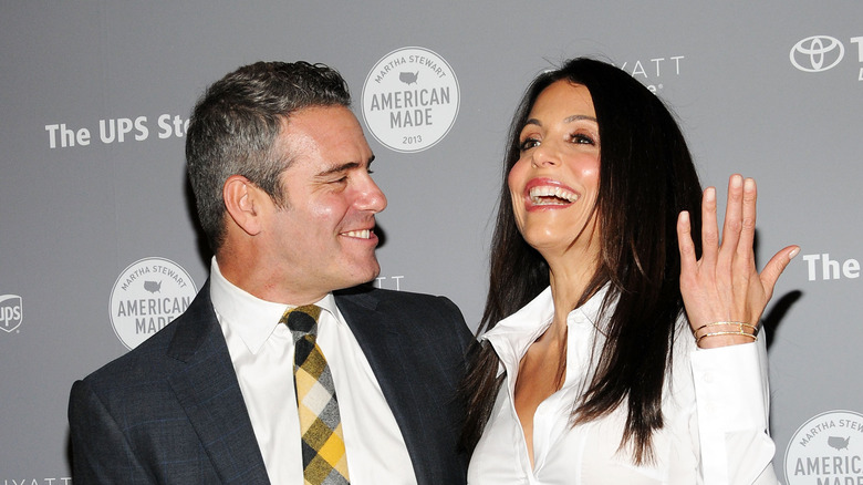 Andy Cohen Bethenny Frankel laughing