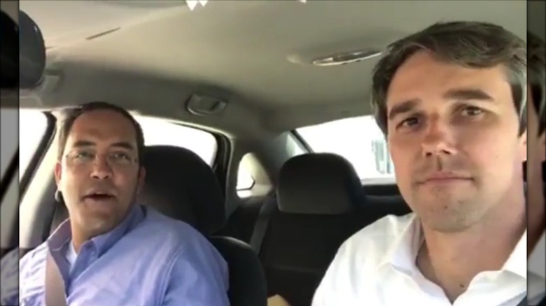 Beto O'Rourke with Will Hurd on Facebook Live