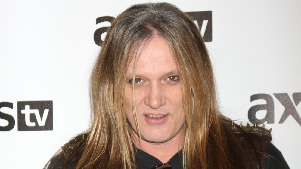 Sebastian Bach on the red carpet