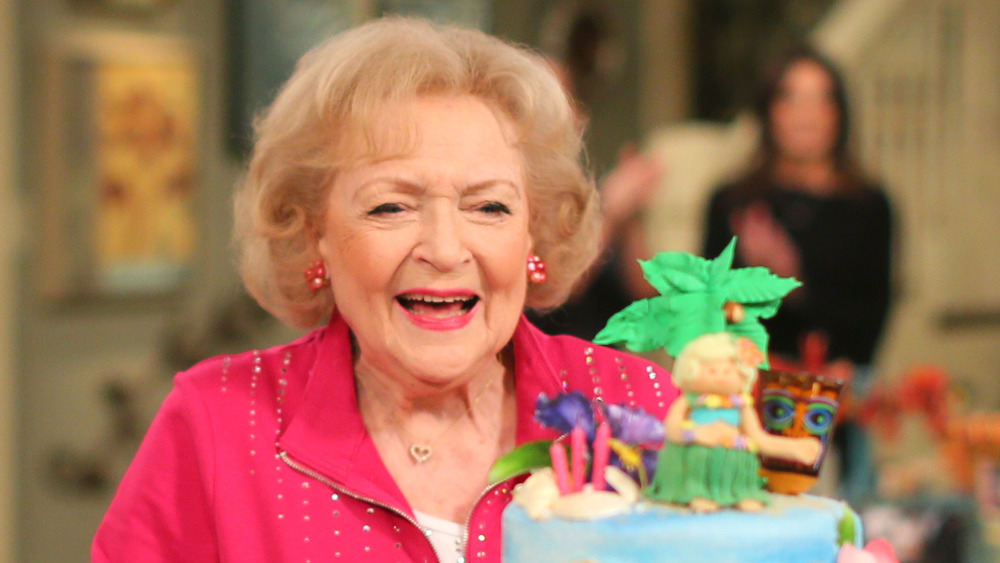 Betty White birthday cake 