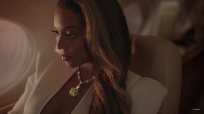 Beyonce in a Tiffany & Co. ad