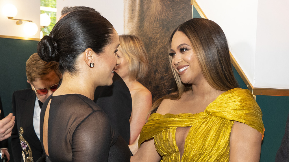 Beyonce meeting Meghan Makrle