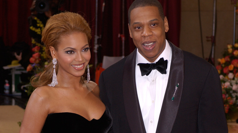 Beyonce and Jay Z smiling 