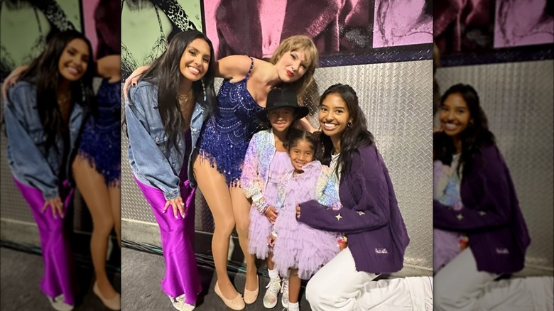 The Bryants posing with Taylor Swift