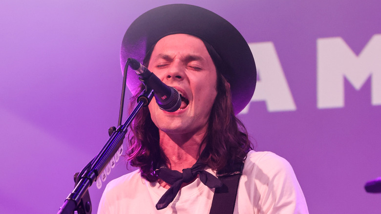 James Bay performing on stage