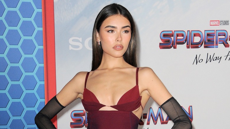 Madison Beer posing at an event