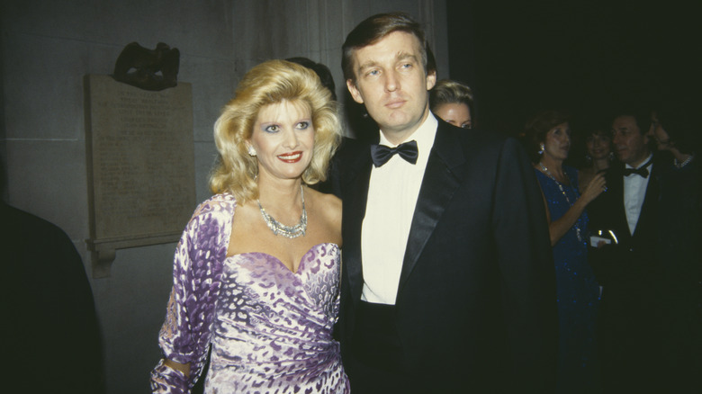 Ivana Trump with then-husband Donald Trump