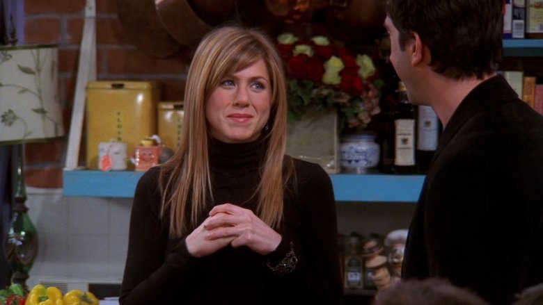 Rachel and Ross in a scene from Friends