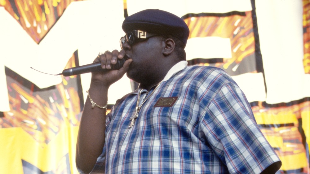 Biggie Smalls rapping