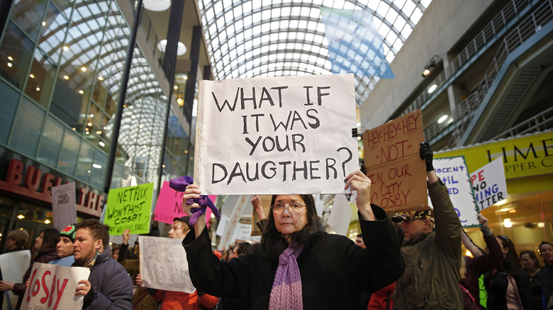 Bill Cosby protest, Denver, 2015