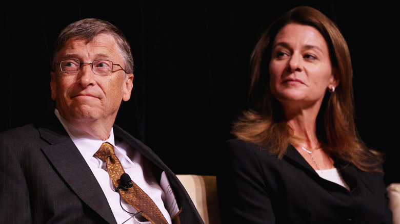 Bill Gates and Melinda Gates together
