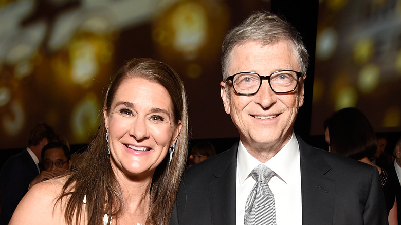 Melinda Gates and Bill Gates smiling