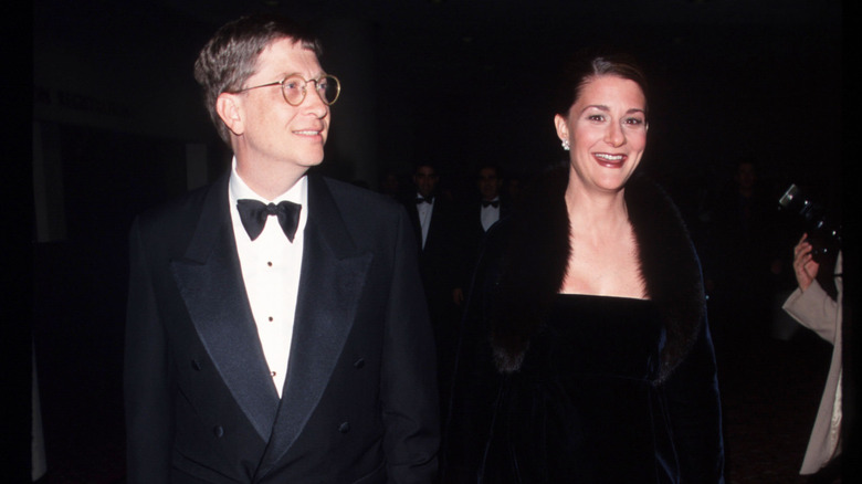 Bill Gates and Melinda Gates at an event