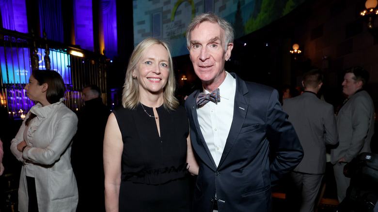 Liza Mundy and Bill Nye attend the Global Citizen Live event 