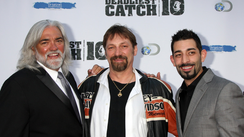 Bill Wichrowski with castmates, Jonathan Hillstrand and Josh Harris