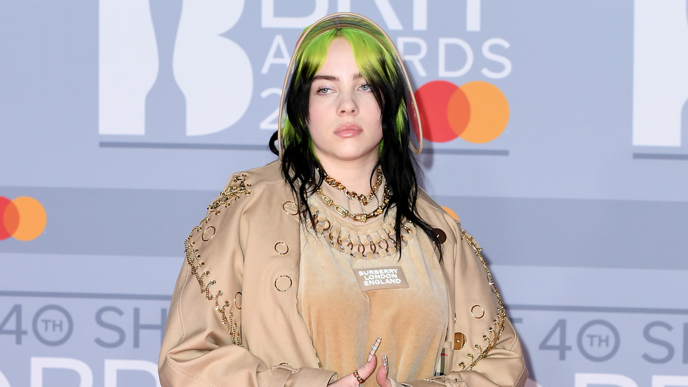 Billie Eilish on the red carpet