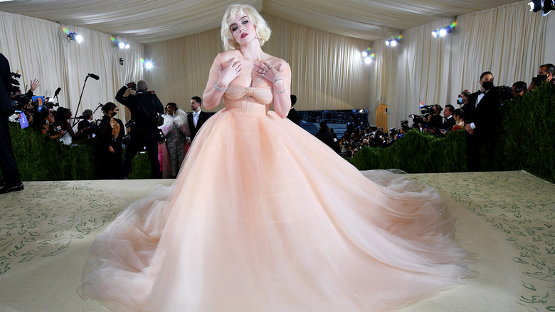 Billie Eilish blush gown