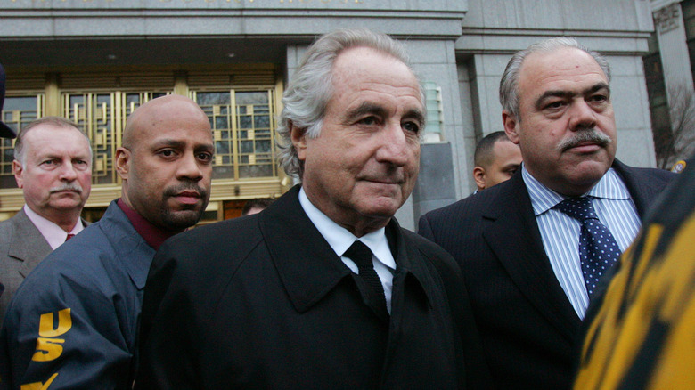 Bernie Madoff walking